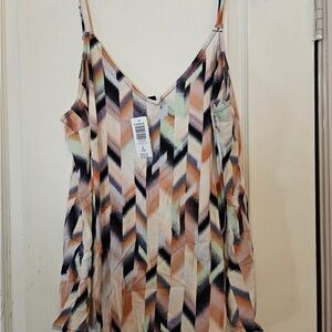 Torrid Ava Cami Arrows SL Lenny Multicolor Camisole Tank Top